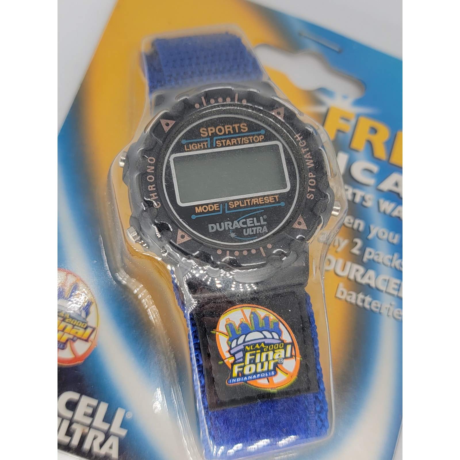 Duracell Ultra 2000 Ncaa Final Four Basketball Indianapolis Sports Wristwatch Duracell Ultra 2000 Ncaa Final Four Basketball Indianapolis Sports Wristwatch